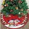 Skirt for a Christmas Tree Merry Christmas 36-Inch Tree Skirt,Red Tree Mat Decor for Christmas Xmas Happy New Year Festive Holiday Party Decorations